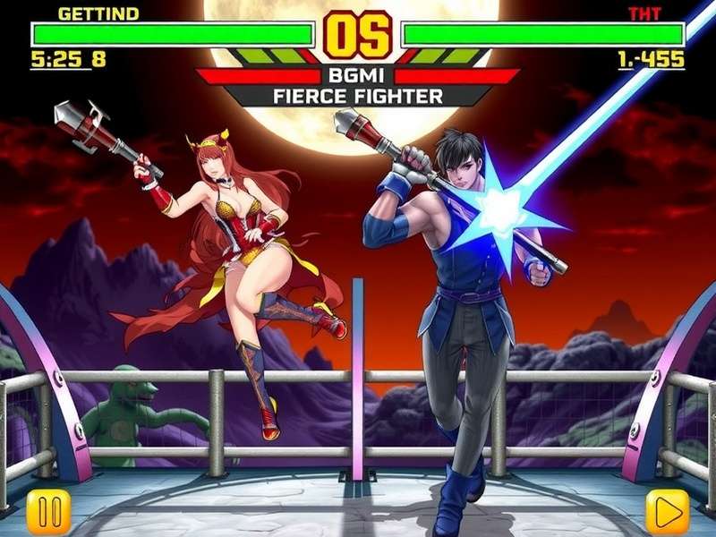 BGMI Fierce Fighter Game Cover Art